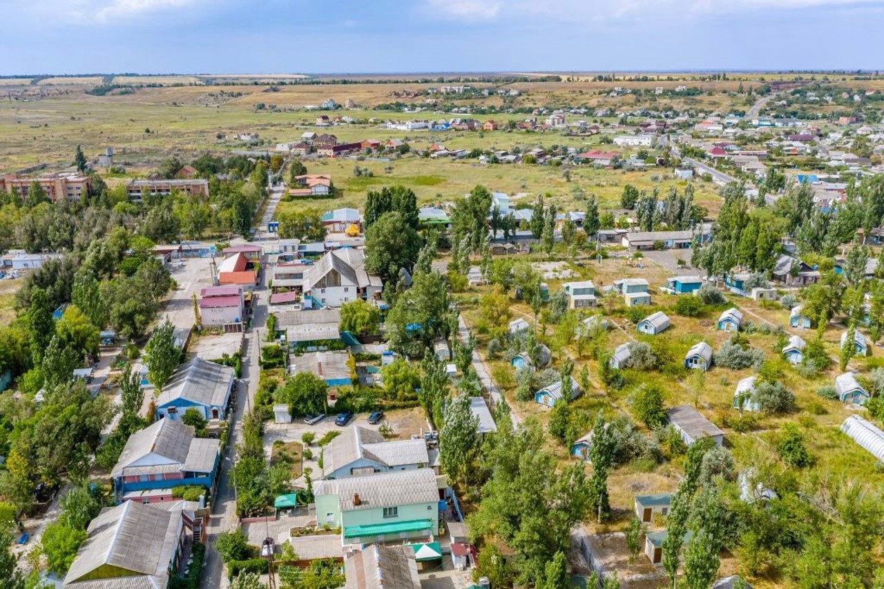 Село Мелекино, Азовское море