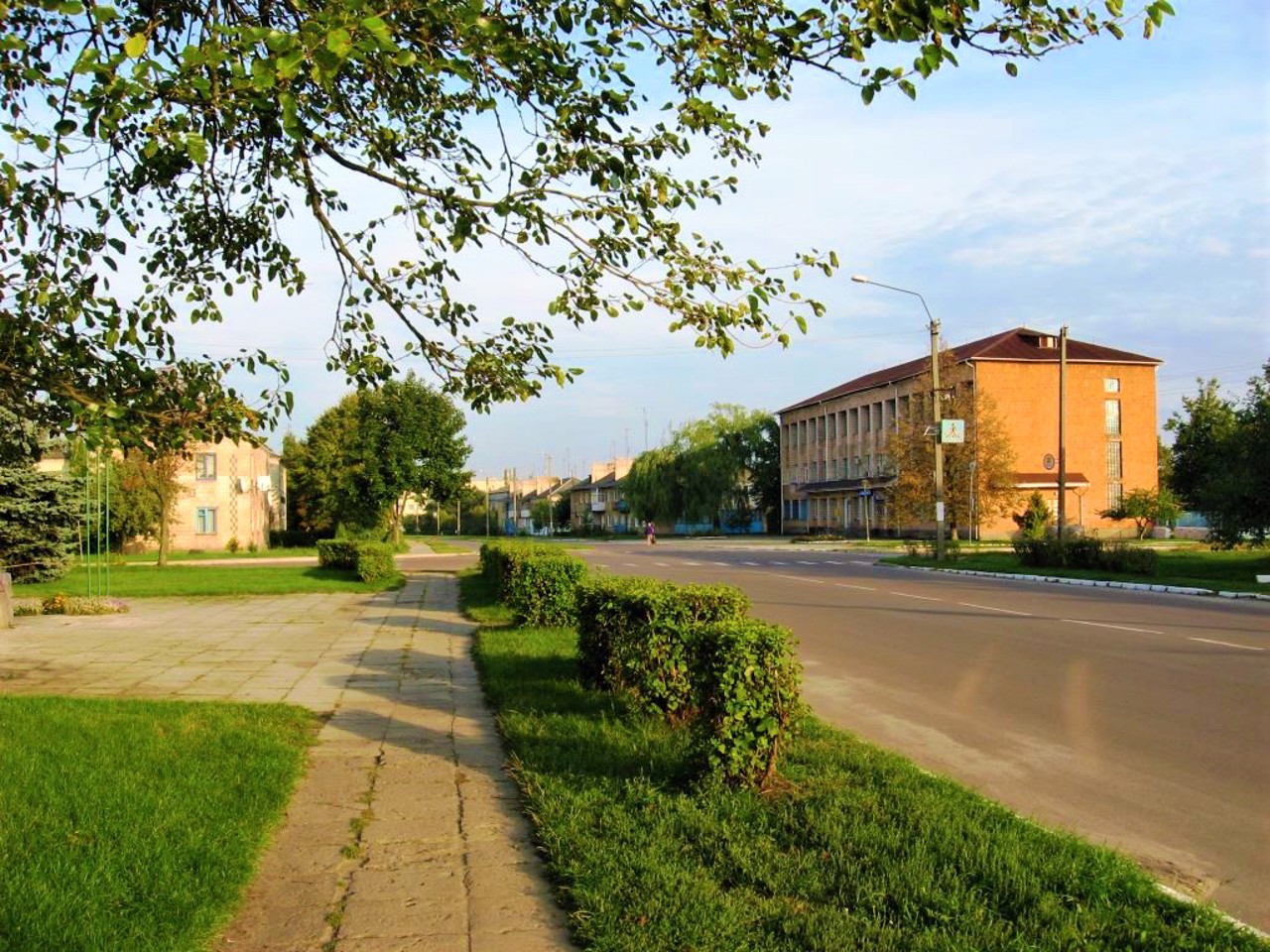 Manevychi village