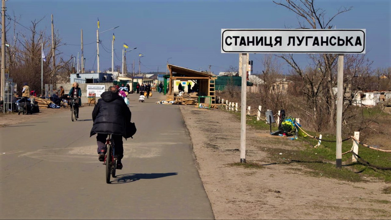 Stanytsia Luhanska town