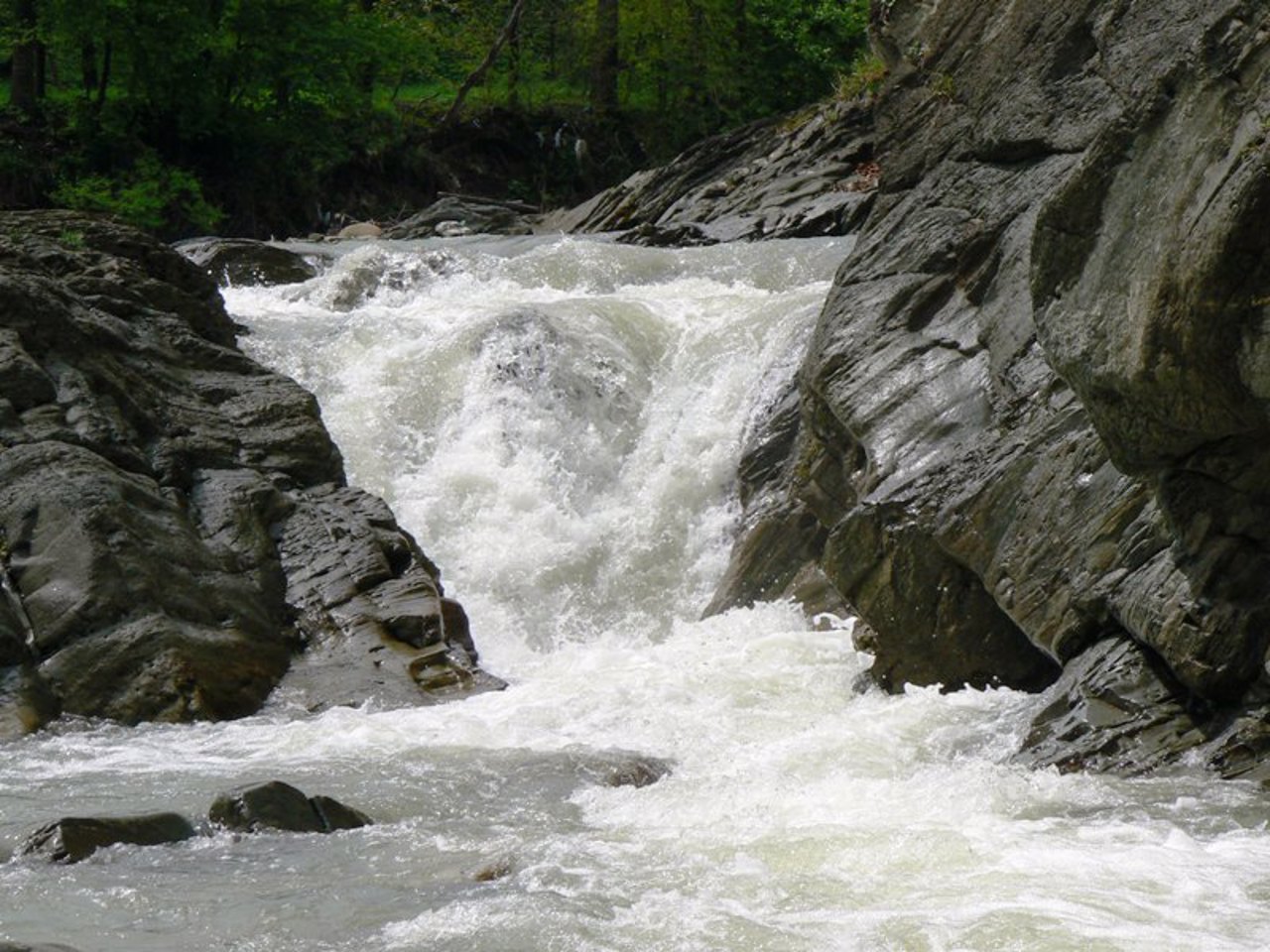 Серебристые водопады, Шешоры