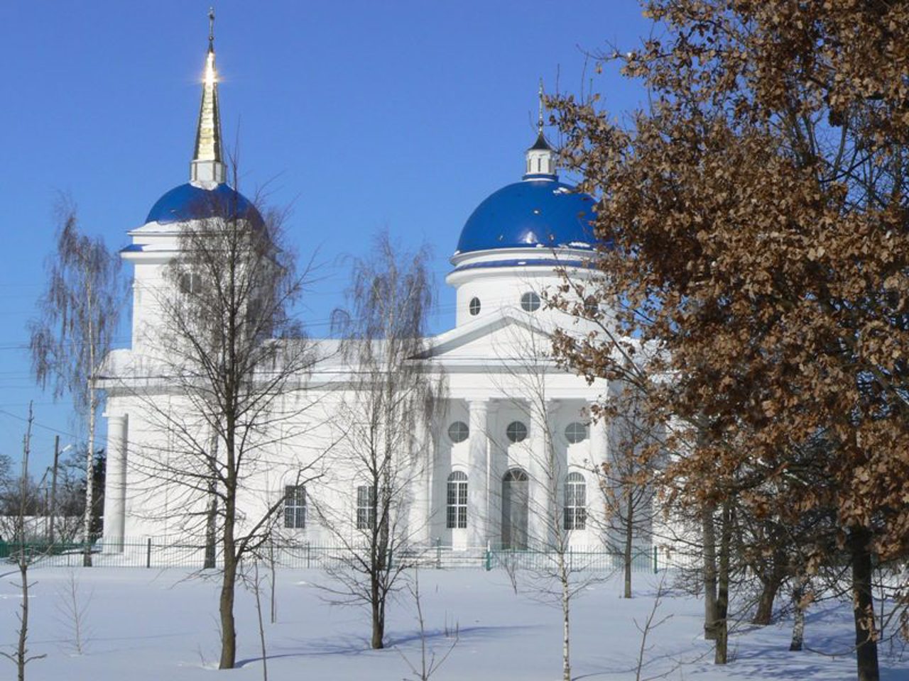 Успенська церква, Новий Биків