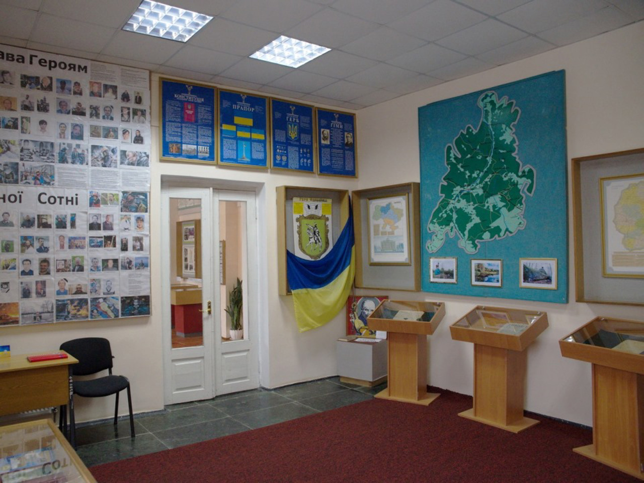 Экспозиция Олевского краеведческого музею