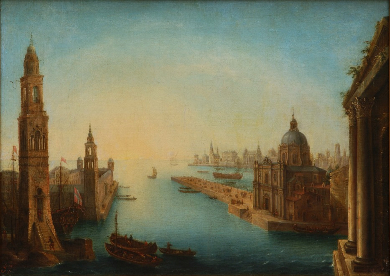 Carl Leopold Grevenbrock. The Grand Canal of Venice. Vinnytsia Regional Art Museum