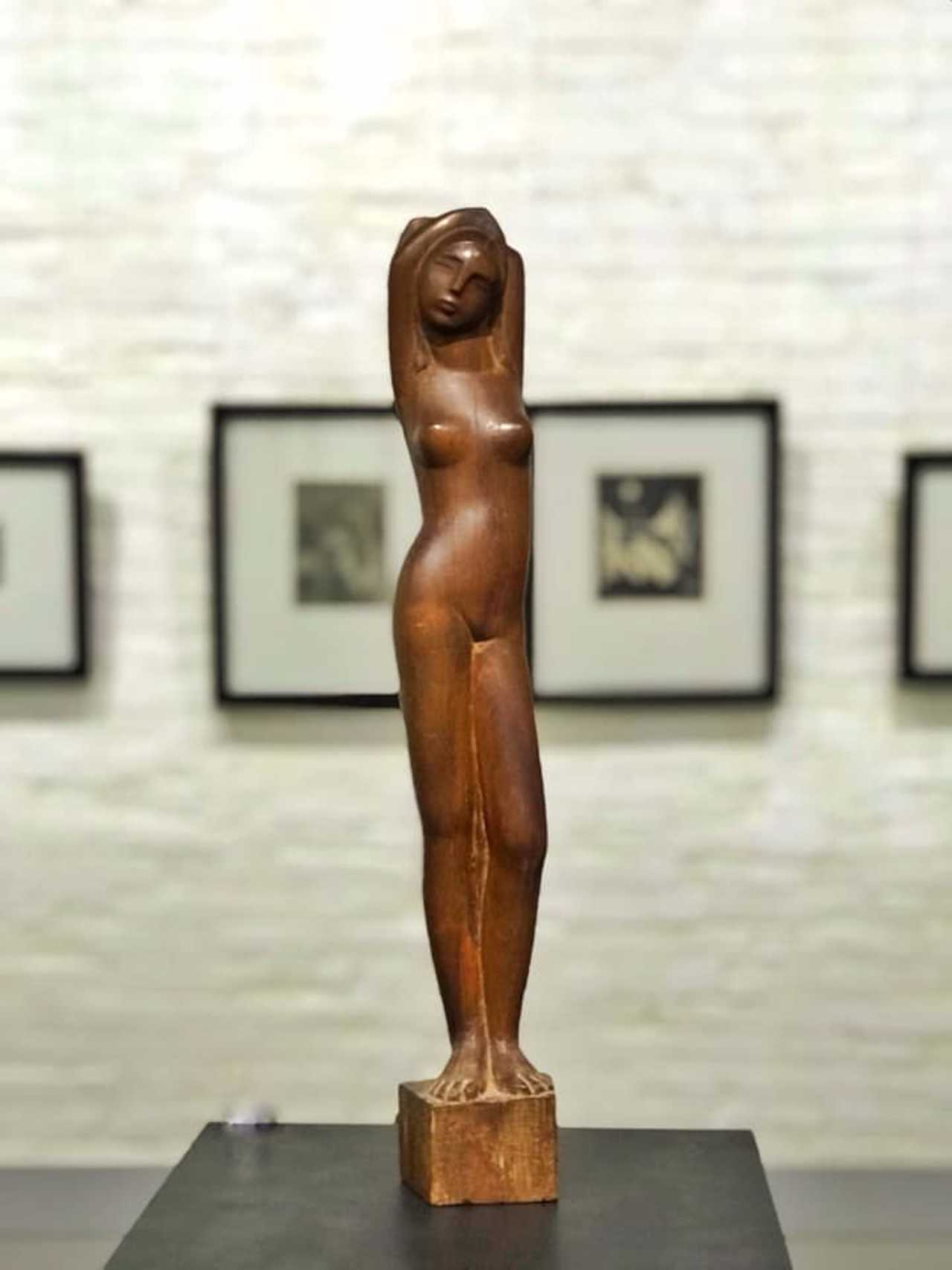 Oleksandr Arkhypenko. "Naked", 1907. Korsak's Museum of Ukrainian Modern Art, Lutsk