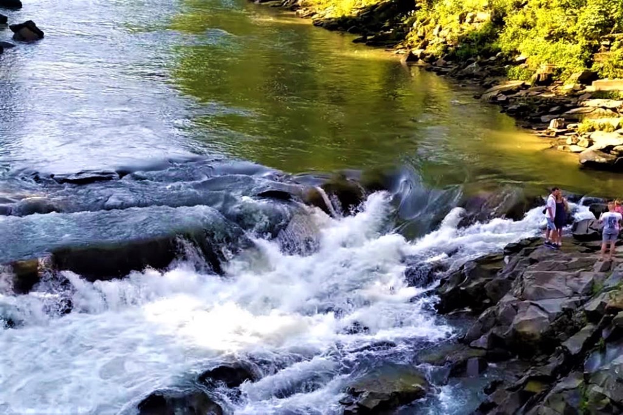 Probiy waterfall, Yaremche