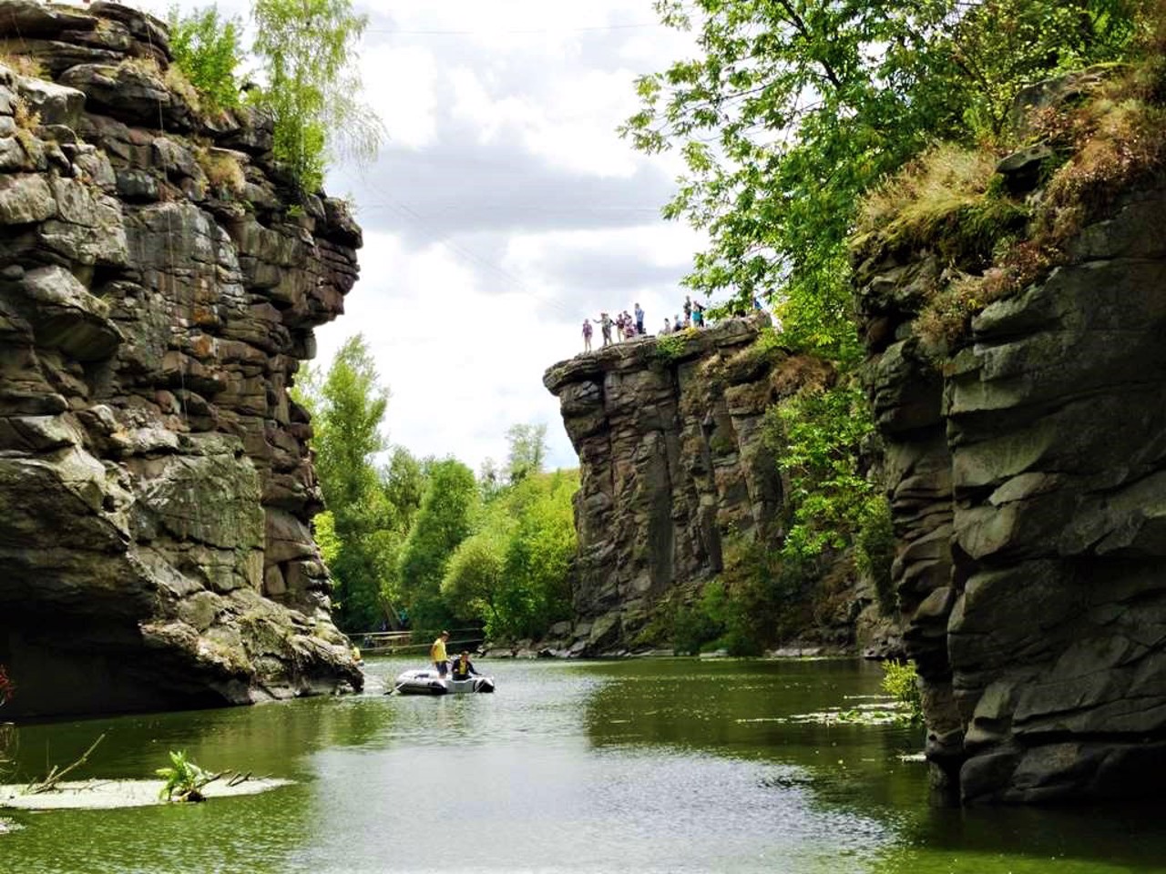 Букский каньон (Выр), Буки