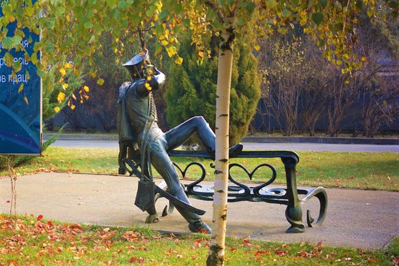 Monument to lieutenant Rzhevsky, Pavlohrad