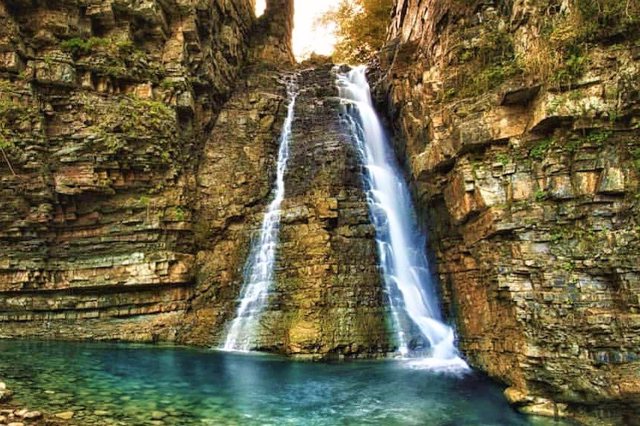 Bukhtivets Waterfall, Bukove