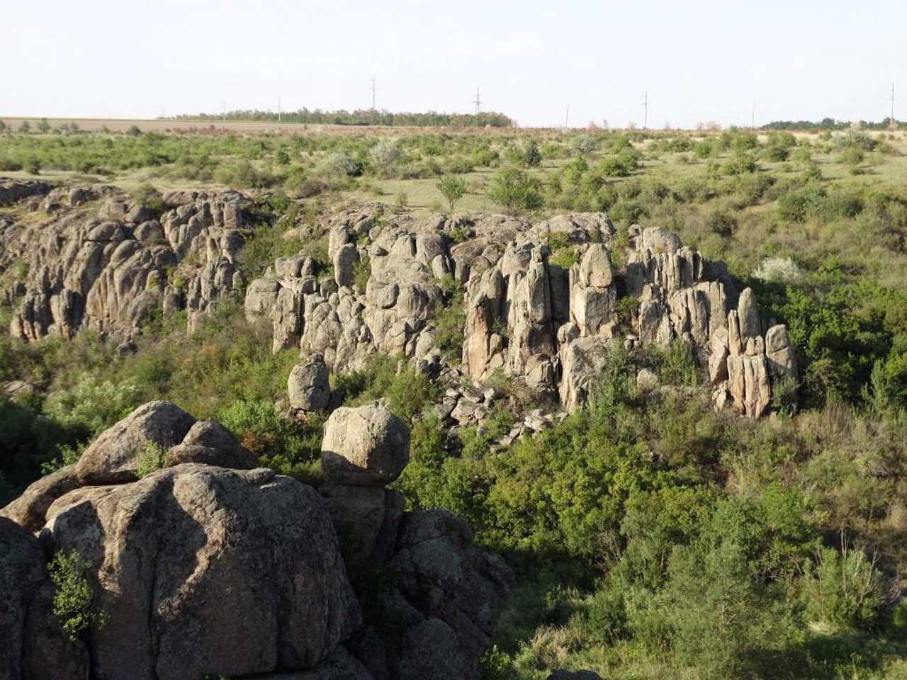 Арбузинский каньон, Актово