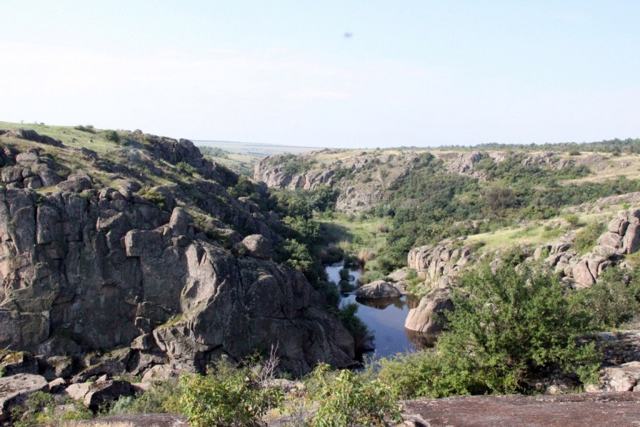 Arbuzynsky Canyon, Aktove