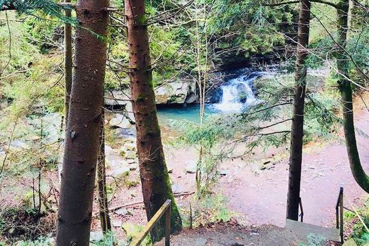 "Girl's Tears" Waterfall, Yaremche