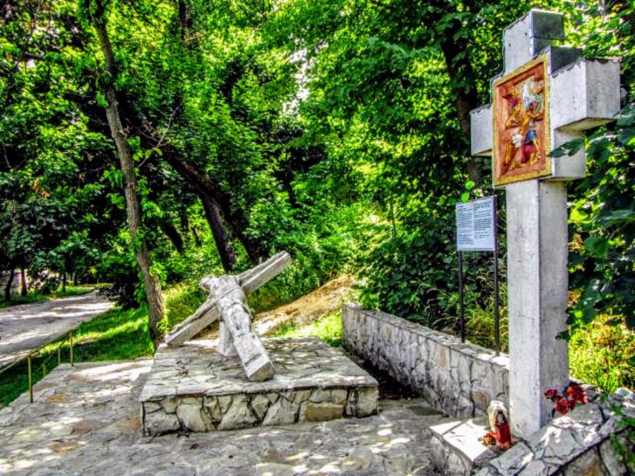 Way of Cross at High Castle, Lviv