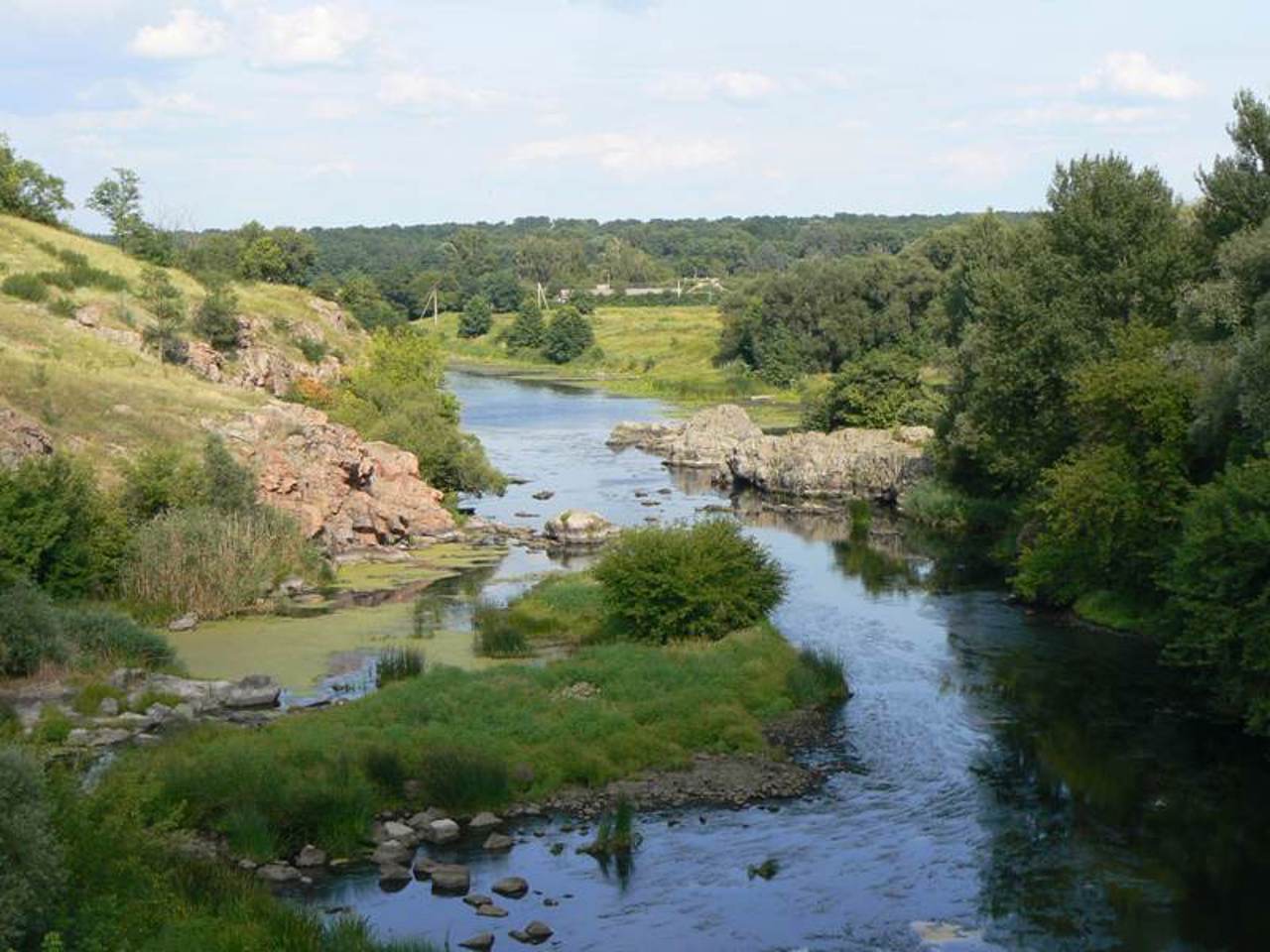 Стеблевская ГЭС, Стеблев