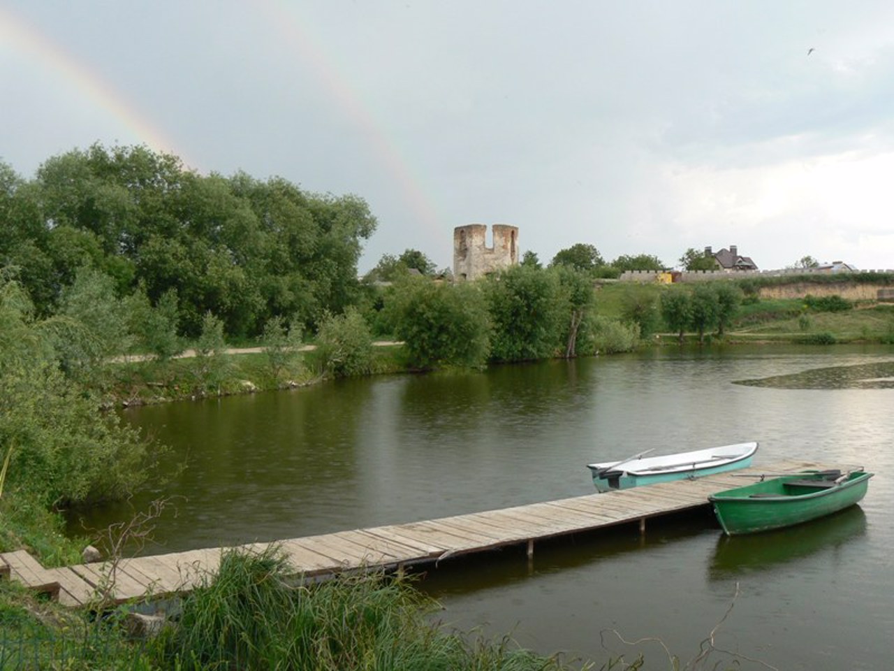 Черленківський замок, Селище