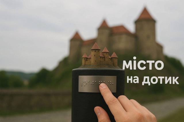 У Мукачеві стартував інклюзивний проєкт "Місто на дотик"